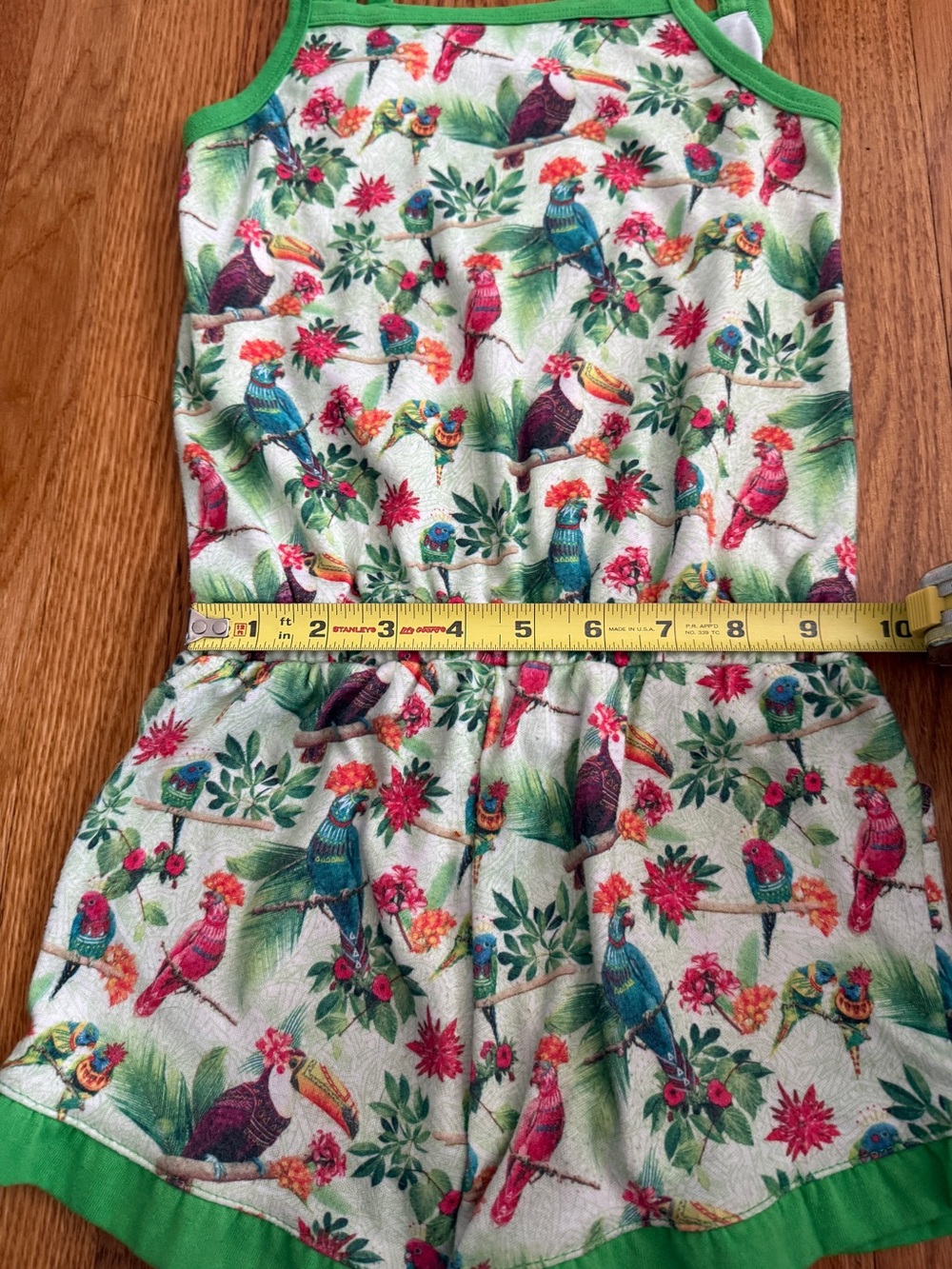 American Girl Leas rainforest pajamas XS 6 - Picture 4 of 6